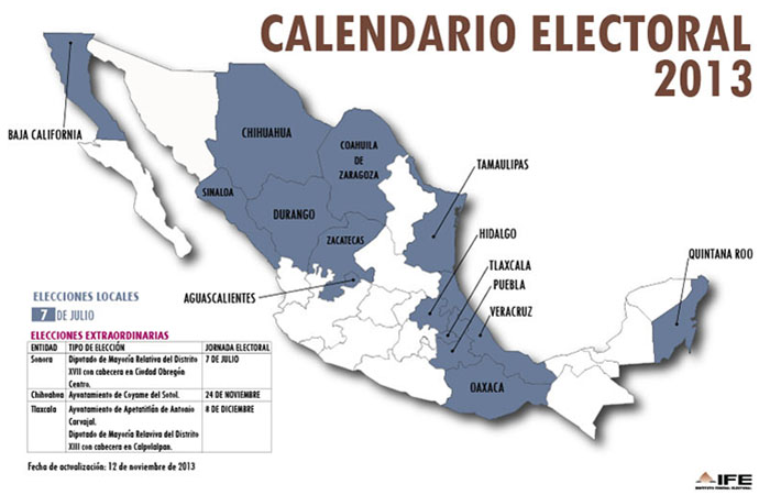 Calendario Electoral 2013