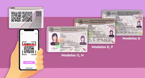 Código QR Credencial votar
