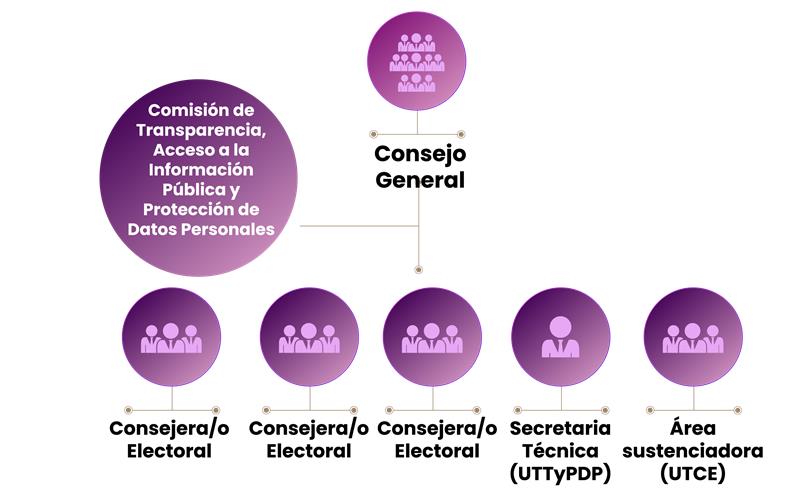 Organigrama Autoridad Garante de Partidos Políticos