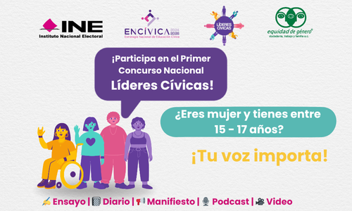 Banner Convocatoria al Concurso Nacional Líderes Cívicas 2025