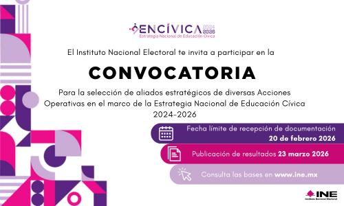 Banner convocatoria encivica 2026