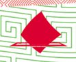 Logo INE con boleta electoral en tinta UV que reacciona en rojo