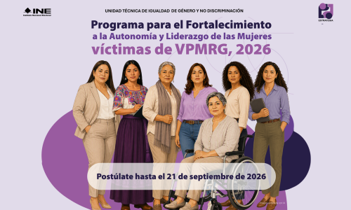 banner de programa para el Fortalecimiento a la Autonomía y Liderazgo de las Mujeres